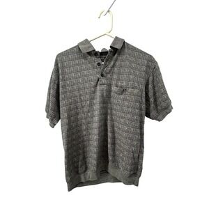David Taylor Men's Polo Shirt, Size Banded Bottom Grandpa Norm Thompson